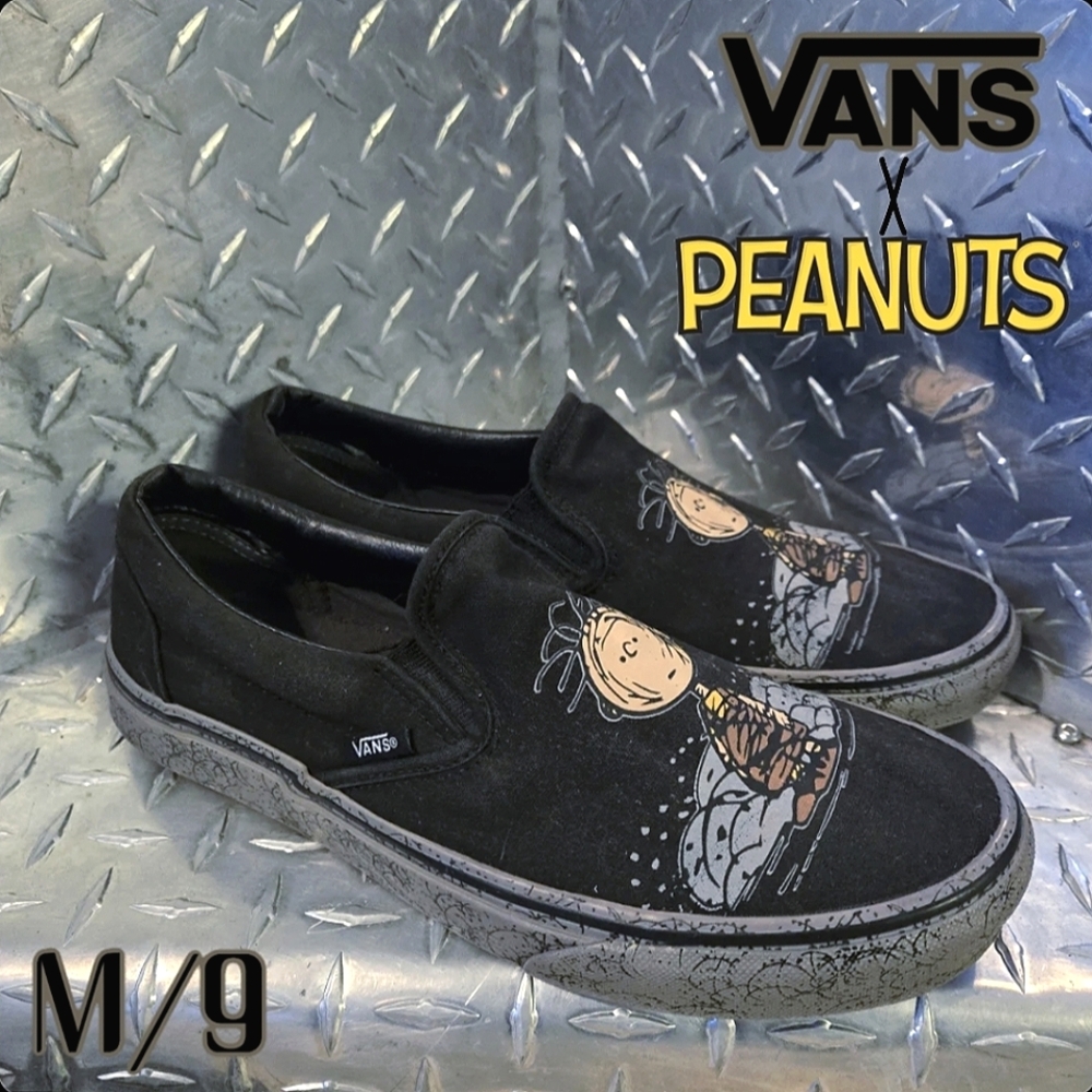 Vans x Peanuts "PIG-PEN" Graphic Slip-On Sneakers